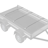Tarpaulin Bracket for Trailers 3 pcs Silver 130-210 cm Aluminum 42020523
