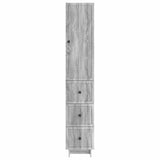 Cabinet Set 2 pcs 33 x 34.5 x 90 cm Engineered Wood 3416391