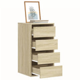 Corner Chest of Drawers Sonoma Oak 40x41x76 cm Engineered Wood 852863