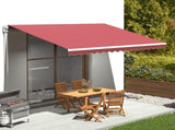 Replacement Fabric for Awning Burgundy Red 4.5x3 m 311969