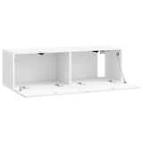 Wall-Mounted TV Cabinet White 98 x 31 x 30 cm Engineered Wood 898385
