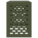 Air Conditioner Cover Olive green 100 x 50 x 70 cm Steel 865900