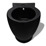 Black Ceramic Toilet & Bidet Set 270567