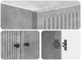 Cabinet Set 2 pcs Concrete Grey 66 x 34.5 x 90 cm 3416361