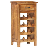 ZNTS Wine Cabinet 40x30x80 cm Solid Acacia Wood 287482