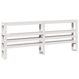 Bed Frame with Headboard without Mattress White 180x200 cm Super King 3306093