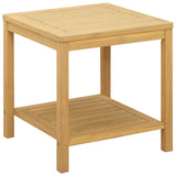 Side Table Oil Natural 45 x 45 x 45 cm Solid Acacia Wood 42026786