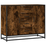 Sideboard Smoked Oak 92x35x76 cm Engineered Wood 3300827
