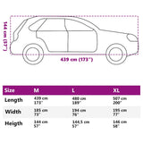 Car Cover for SUV with Buckle Straps Full Silver M 4008930