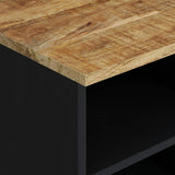 TV Cabinet 100x33x46 cm Solid Wood Mango&Engineered Wood 351966