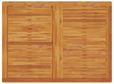Garden Dining Set 5 pcs Brown Solid Acacia Wood 3375685