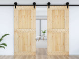 Door NARVIK Natural 70 x 210 cm Solid Pine Wood 42047088