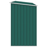 Garden Firewood Shed Green 245x98x159 cm Galvanised Steel 46293