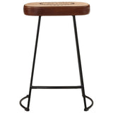 Bar Stools 2 pcs Dark Brown 41x29x62 cm 358926
