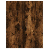 Highboard Smoked Oak 69.5x34x180 cm Engineered Wood 3195928