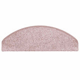 Stair Mats 30 pcs 65x21x4 cm Light Pink Half Round Large 3365820