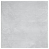 Rug HUARTE Short Pile Soft and Washable Grey 240x240 cm 375082