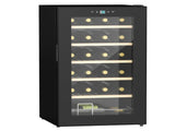 24 Bottle Wine Fridge, 65 Litre Capacity, 43cm Freestanding Wine Cooler Fridge with Glass Door, LED T3398P344474