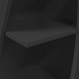 Corner Cabinet 32x32x140cm Engineered Wood Black 889876