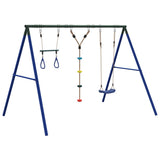 Outdoor Swing Set with Swing, Trapeze, Ladder 3283594