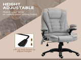 Office Chair, Ergonomic Fabric Desk Chair with 6-Point Massage and Back Heated, Arms, Lumbar T3398P328196