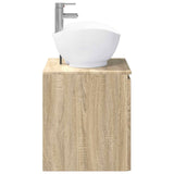 Bathroom Furniture Set Sonoma Oak Engineered Wood 3404342