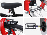 Kids Bike 16 Inches for 4-6 Years Old Black 42009634