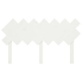 Bed Headboard White 151.5x3x81 cm Solid Wood Pine 819226