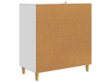 Sideboard with Drawer White 66 x 34.5 x 95 cm Engineered Wood 894665