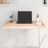 Table Top 80x50x cm Untreated Solid Wood Live Edge 363877