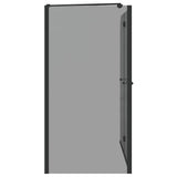 Bi-Folding Shower Enclosure Dark Transparent 120 x 67 x 129 cm 42018542