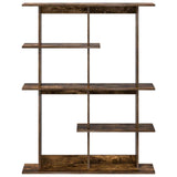 Wall Shelving Unit Brown 102 x 20 x 130 cm Engineered Wood 8012056