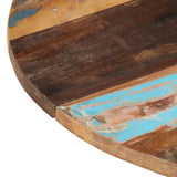 286040 Round Table Top 80 cm 25-27 mm Solid Reclaimed Wood