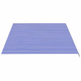 Replacement Fabric for Awning Blue and White 5x3.5 m 311922