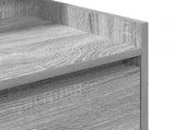 Bedside Cabinet with 2 Drawers Grey Sonoma 38x34x80 cm 861365