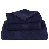 Towels "FROGN" 10 pcs Navy Blue 100x200 cm 360 gsm 136796
