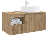 Bathroom Furniture Set 2 pcs Artisan Oak Engineered Wood 3404083