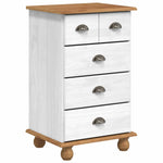 Chest of Drawer ASKIM White 45.8 x 40 x 79 cm Solid Pine wood 4105417