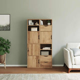 Side Cabinets 4 pcs "ODDA" 40x24x79 cm Solid Wood Pine 3365350