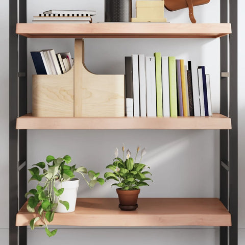 ZNTS Wall Shelf Light Brown 80x50x cm Treated Solid Wood Oak 363670