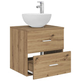 Wall-Mounted Sink Vanity Artisan Oak 49.5 x 41 x 64.5 cm 890269