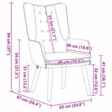Armchair Light Green 63 x 67 x 94 cm Velvet 42001817