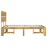 Double Bed Frame with Headboard ROSTOCK White 120 x 200 cm 3405484