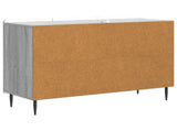 Sideboard Grey Sonoma 89 x 34.5 x 62 cm Engineered Wood 894431