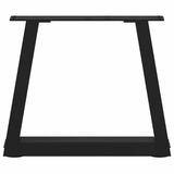 Coffee Table Legs V-Shape 2 pcs Black 30x cm Steel 4012520