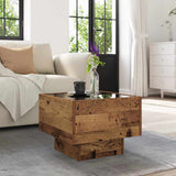 Coffee Table Old wood 40 x 40 x 30 cm Engineered wood 879656