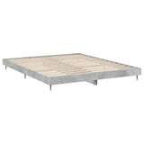 Bed Frame without Mattress Concrete Grey 160x200 cm 832233