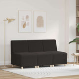Modular Sofa Unit Armless 3 pcs Dark Grey 55 x 74 x 82 cm 3399829