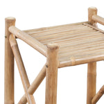 ZNTS 5-Tier Square Bamboo Shelf 242493