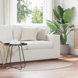 Area Rugs Oval HUARTE Sand 80 x 150 cm 100% Polyester 4103628